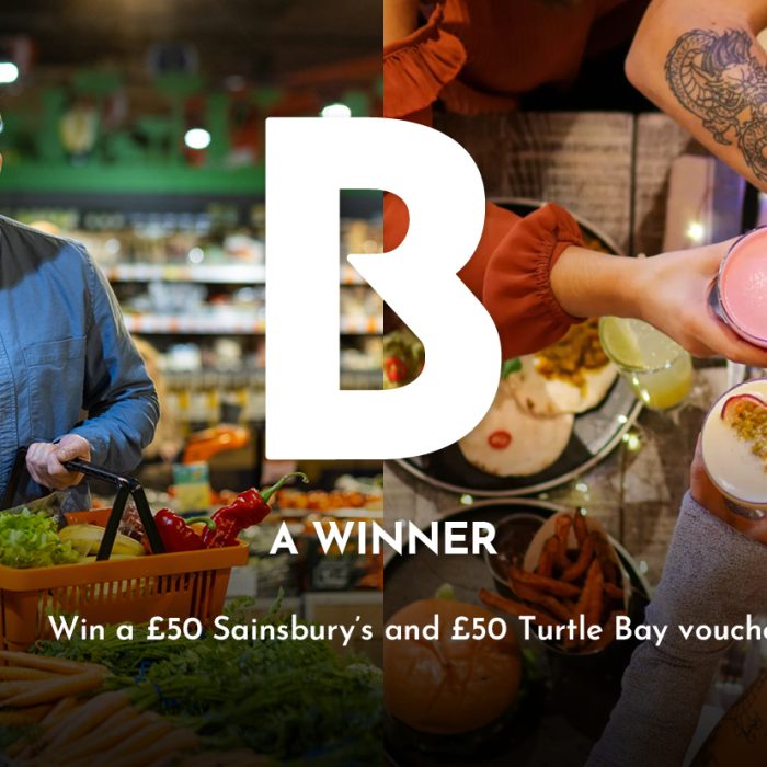 Win a £50 Turtle Bay Voucher & a £50 Sainsbury’s Voucher!